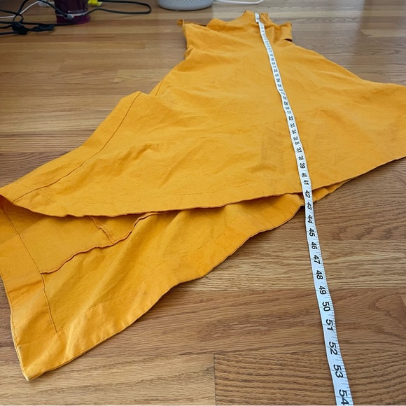 Anthropologie Asymmetrical Linen-Blend Midi Dress - Picture 10 of 11